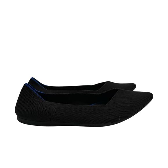 Rothy’s‎ The Point Black Solid Flat Slip On Shoes Size 10 - Picture 4 of 7